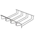 Поставка за чаши за бар 35см, 4 реда S-4043-C, хром - Image 2
