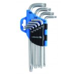 Шестограми комплект 9 бр. T10-T50, CrV steel
