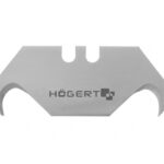Нож резервен трапецовиден, тип-кука, 19 мм, SK5 steel, 5 броя в блистер